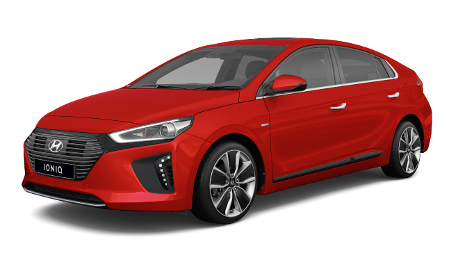 Hyundai IONIQ Electric Topautost_Fiery Red