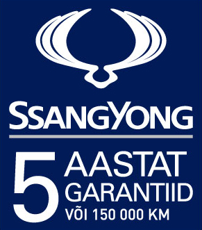 SsangYongi garantii on 5 aastat