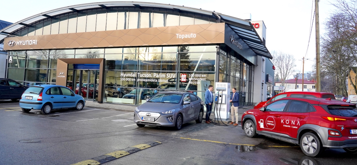 Topauto avalik elektriautode kiirlaadimisjaam on avatud