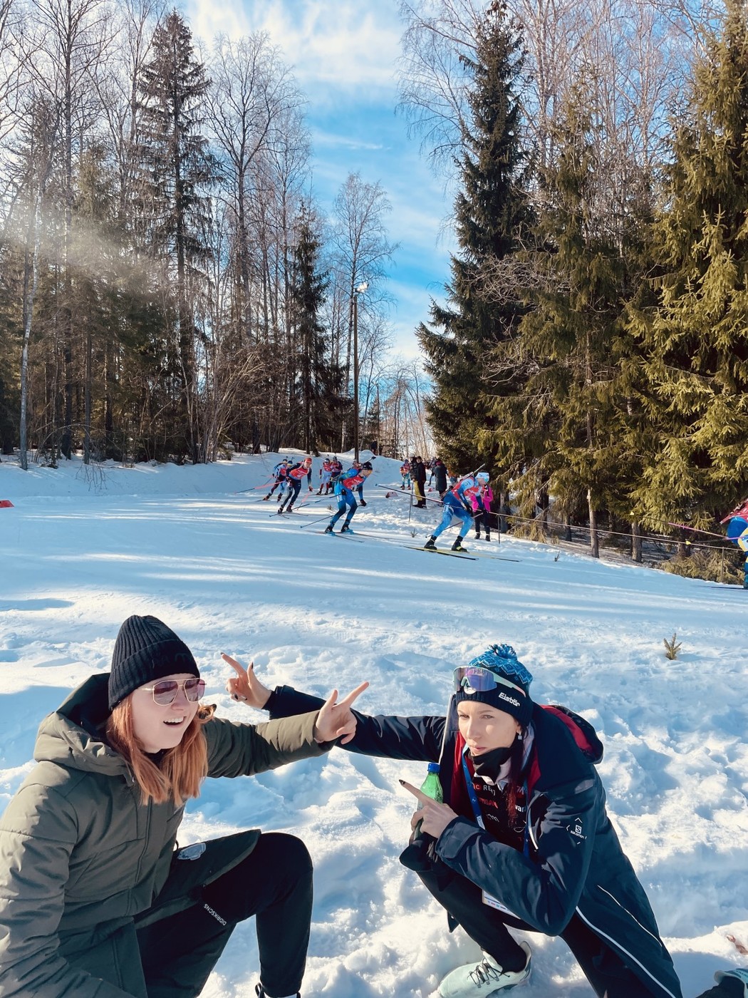 Tuuli Tomingas Otepää MK-etapil raja ääres kaasa elamas_Tuuli blogi