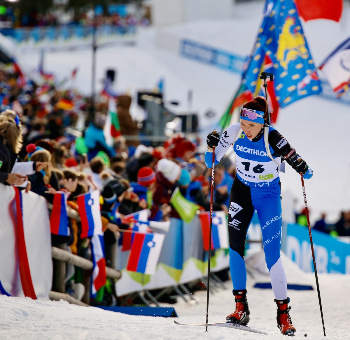 Tuuli Tomingas Pokljuka MK-etapil võistlemas_Tuuli blogi