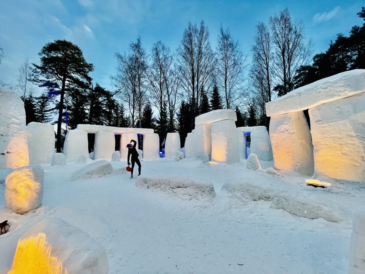 Tuuli Tomingas jääskulturride pargis Kontiolahti MK-etapil_Tuuli suusablogi