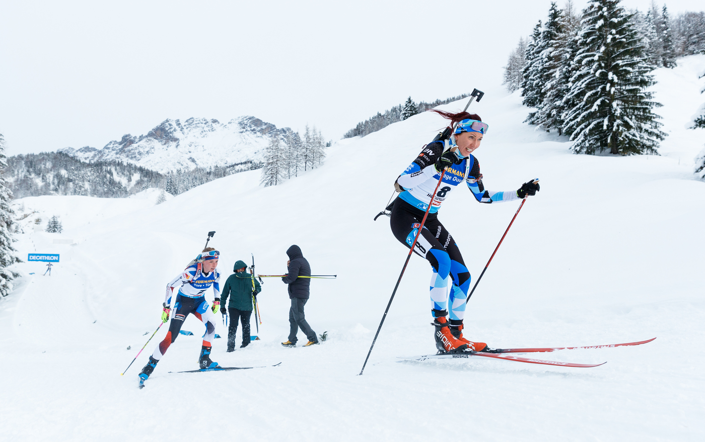 Tuuli Tomingas sprinti sõitmas Hochfilzeni MK-etapil_Tuuli blogi