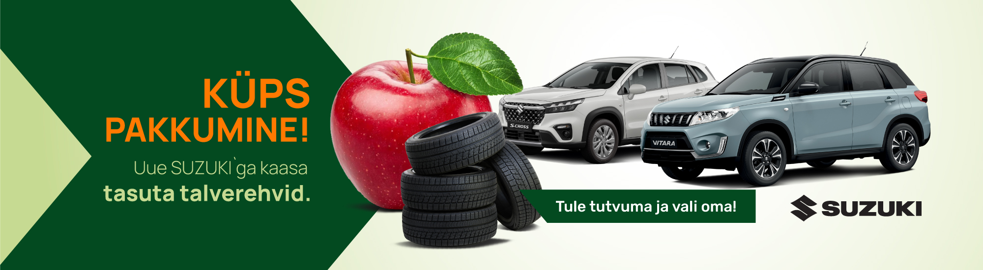 Suzukiga Topautost talverehvid kingituseks