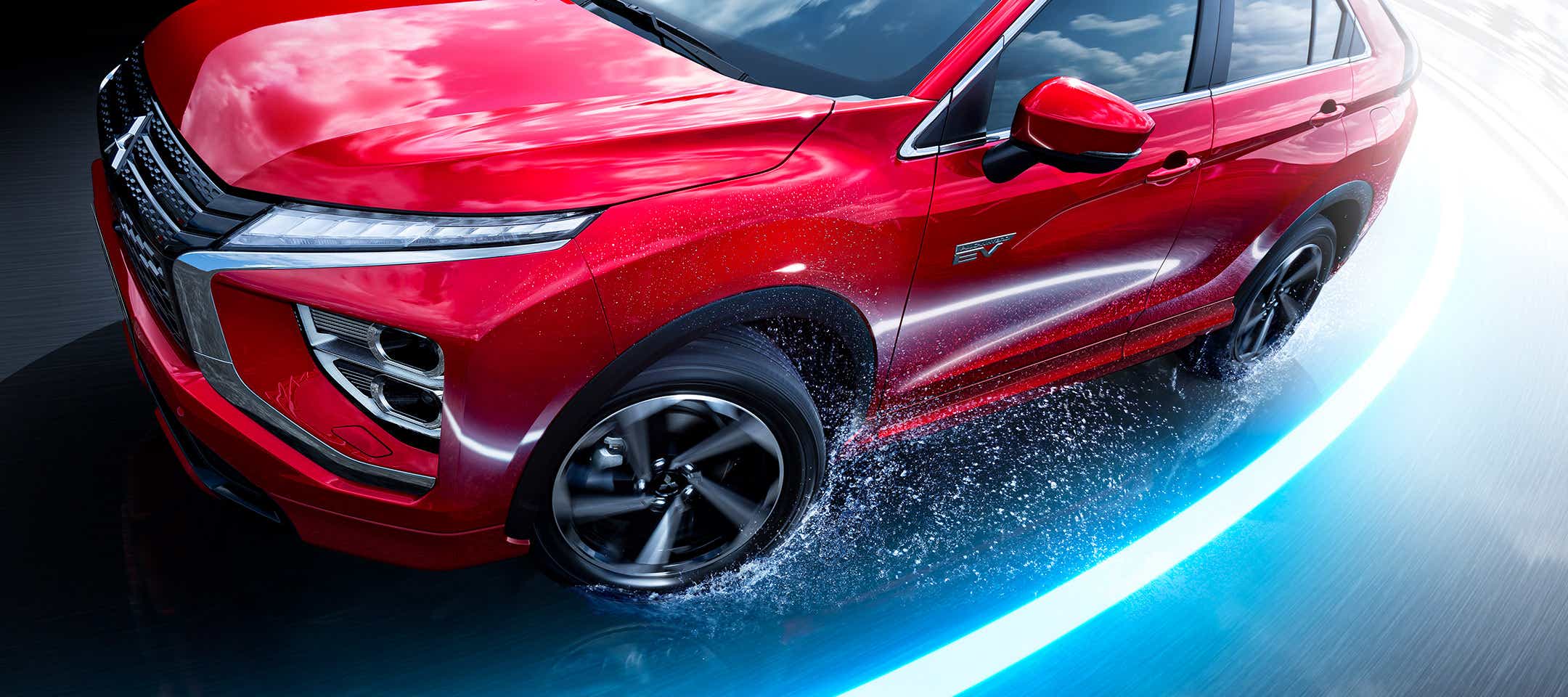 Mitsubishi Eclipse Cross PHEV | Lähivaade auto küljest