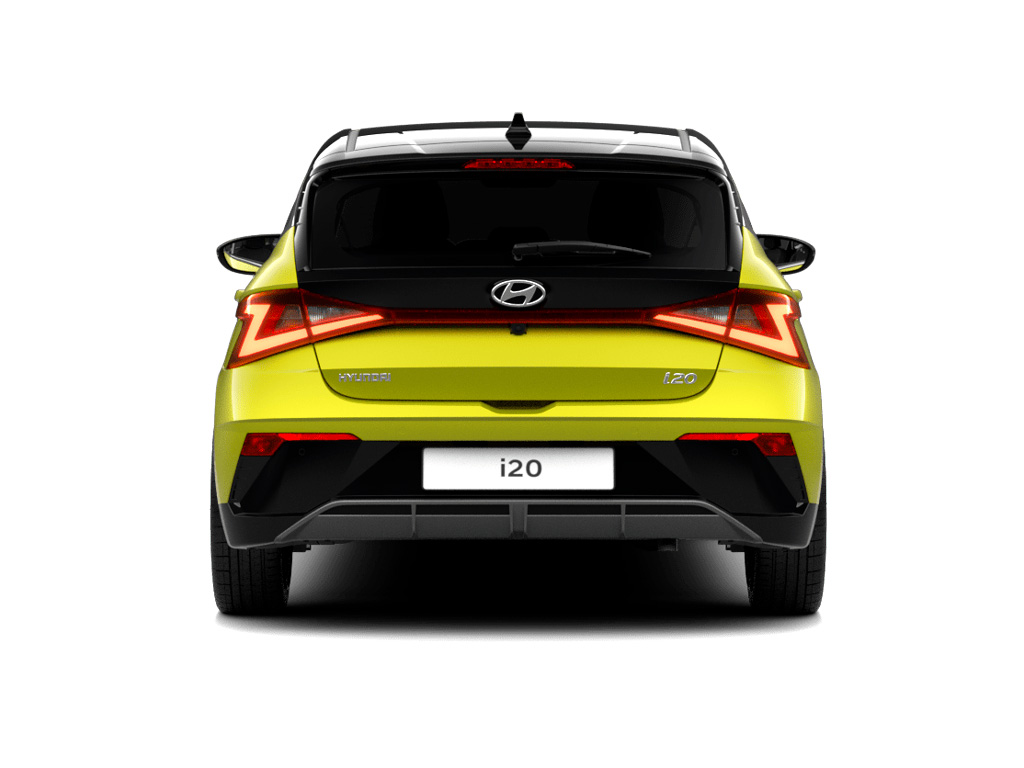 Uus Hyundai i20 | Tagantvaade | Ümber kujundatud kaitseraud ja eristuv tagatulede disain.