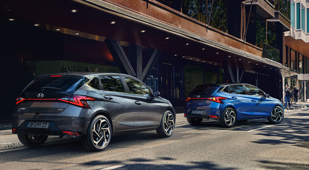 Hyundai i20 | Silmapaistvalt stiilne välimus | Reklaampilt linnatänaval