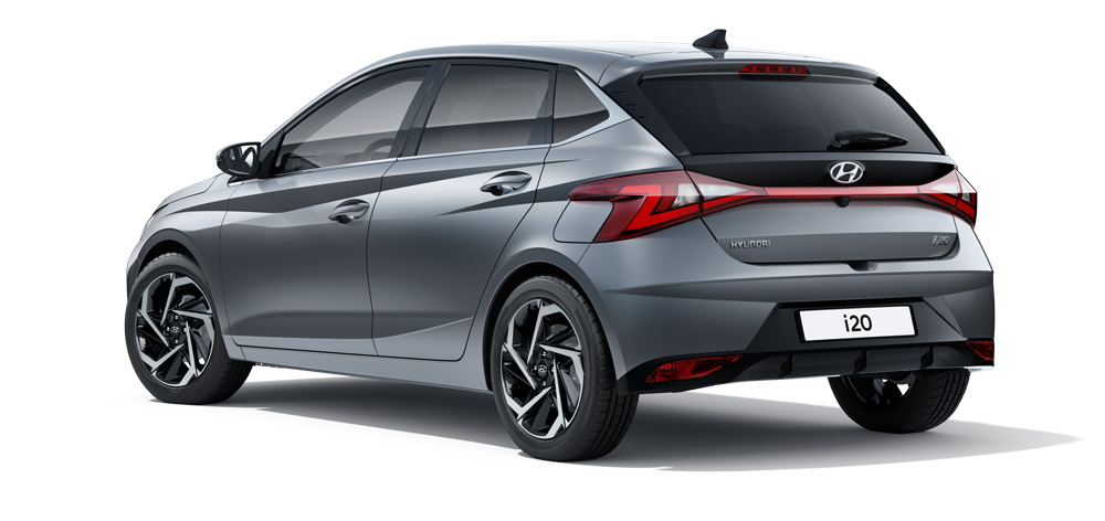 Hyundai i20 | Tagantvaade | Uue disainiga tagapõrkeraud ning voolujoonelised Z-kujuga LED-tuled