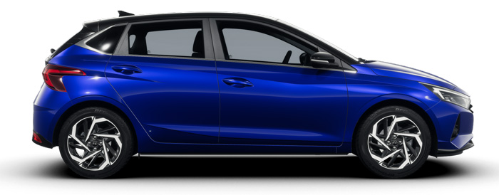 Hyundai i20 | Külgvaade | Kahetooniline katus 
