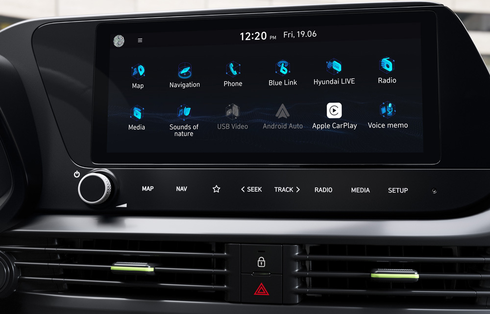 Hyundai i20 | 10,25-tolline puuteekraan