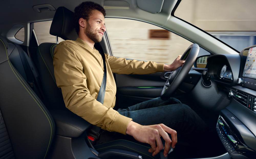 Hyundai i20 | Reklaampilt rahuloleva autojuhiga