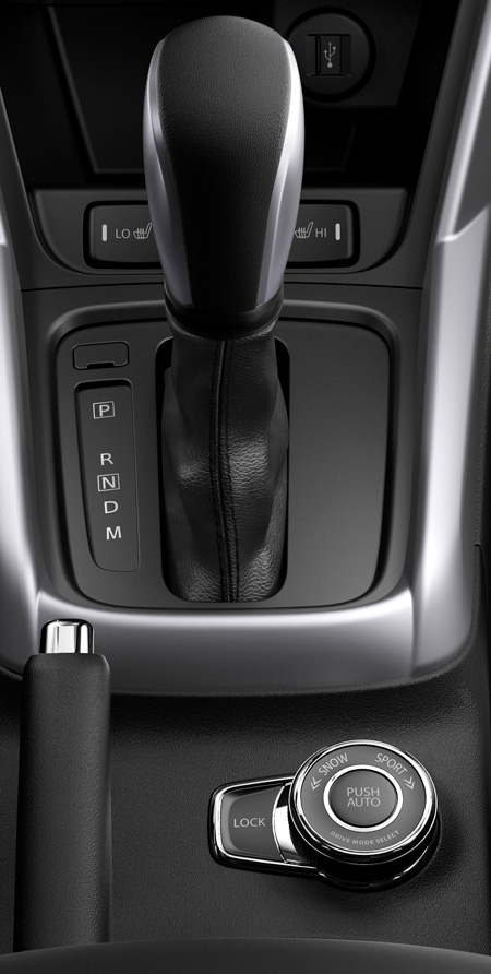 Suzuki S-Cross | nelikveosüsteemi ja valitava sõidurežiimi muutmiseks on vajutatav pöördlüliti