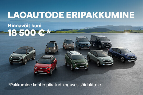 Citroën laoautod kohe saadaval