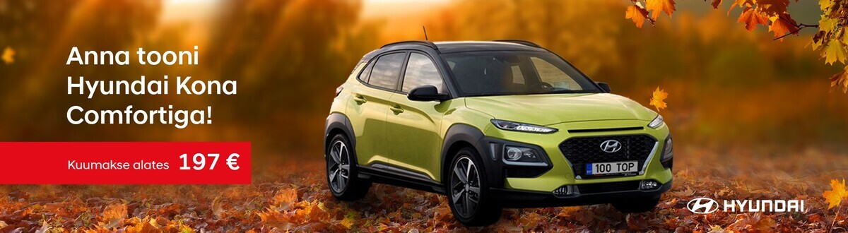 Hyundai Konaga annad elule tooni! Hyundai Konaga annad elule tooni!