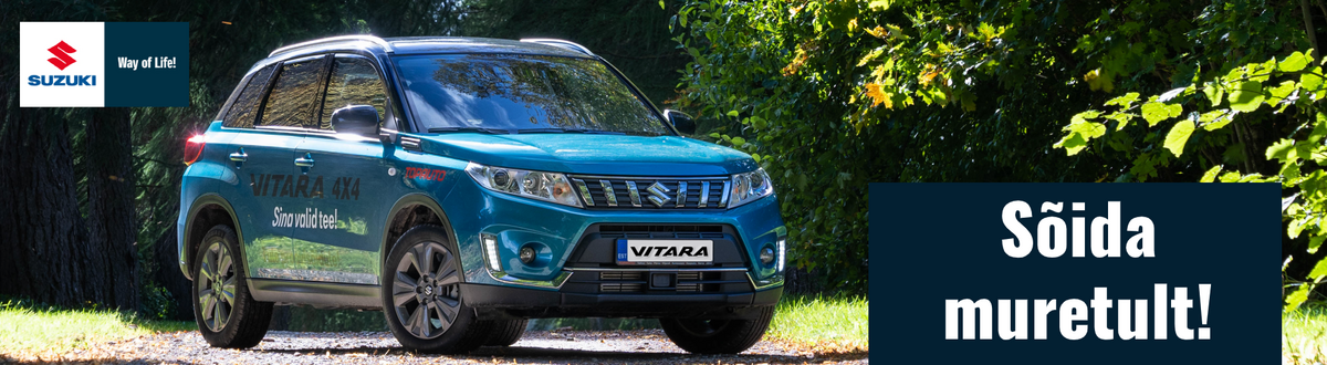 Kingime Sulle Suzuki Vitara ostuga 3 hooldust tasuta! Veel vaid SEPTEMBRIKUU lõpuni! Kingime Sulle Suzuki Vitara ostuga 3 hooldust tasuta! Veel vaid SEPTEMBRIKUU lõpuni!