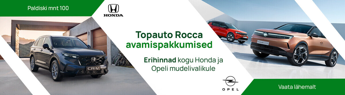 Topauto Rocca esinduse avamipakkumised!