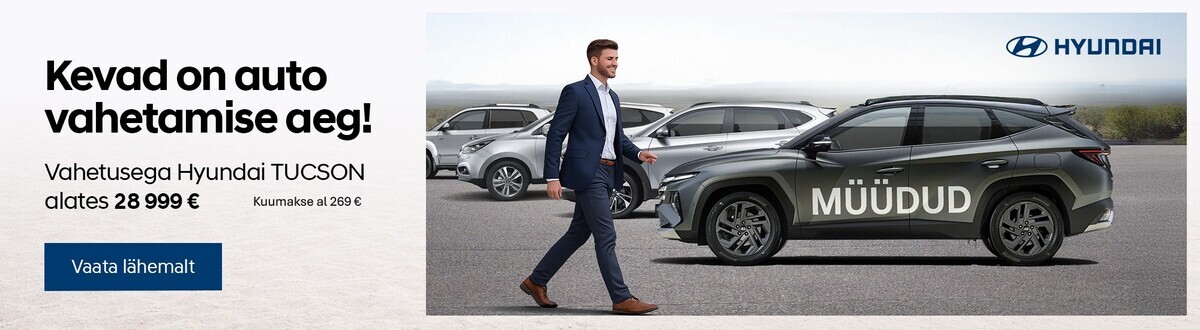 Autovahetusega Hyundai TUCSON veel soodsam