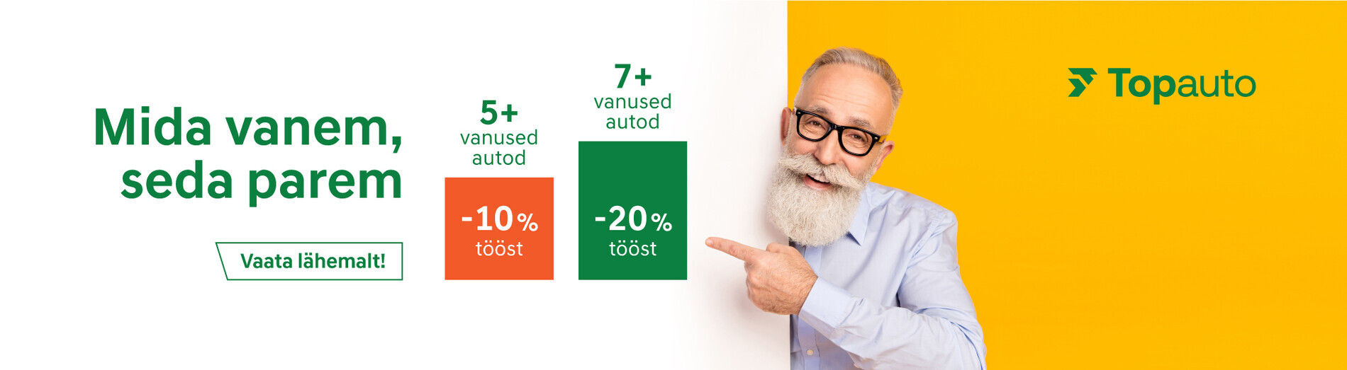 Mida vanem, seda parem!