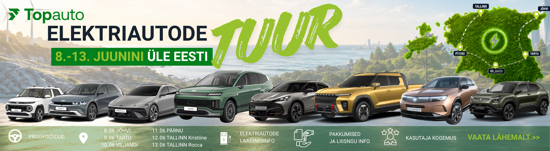 Suur elektriautode tuur!