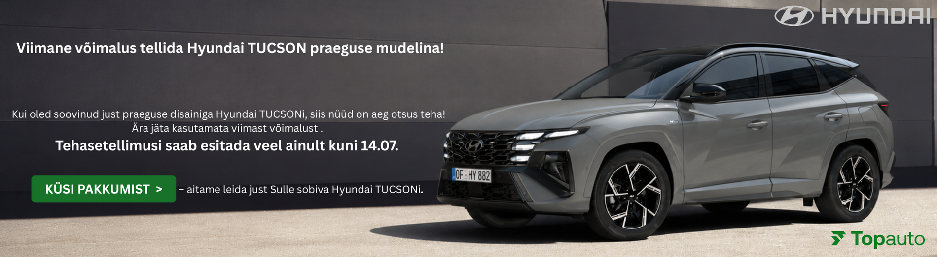 Hyundai Tucson viimane võimalus