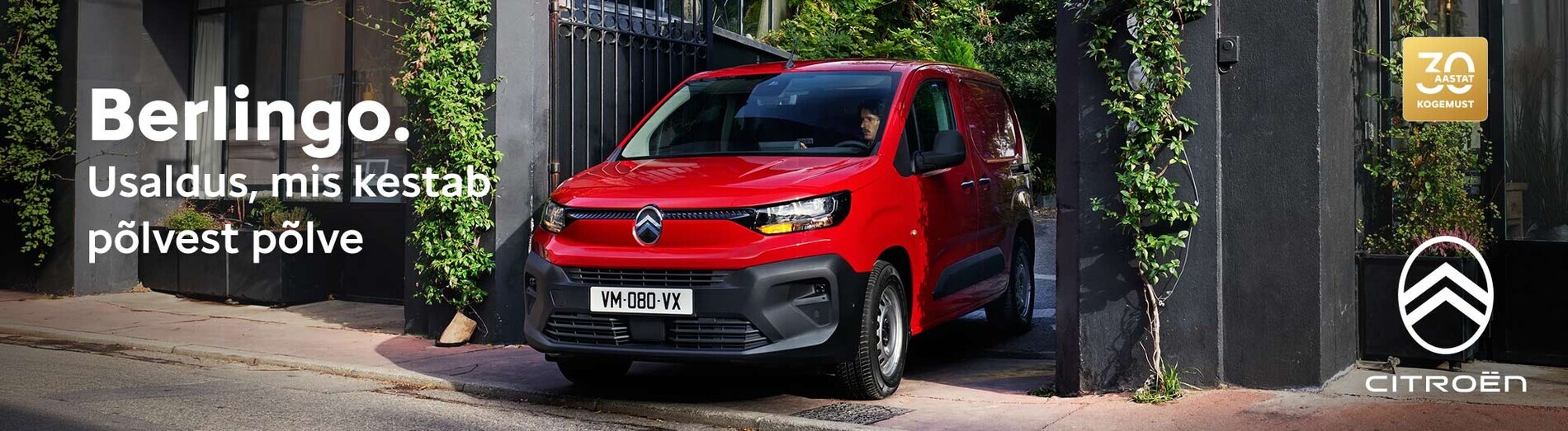 Berlingo 30 aastat usaldus Berlingo 30 aastat usaldus