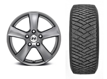 Ioniq talverataste komplekt 16" valuvelje ja naastrehviga